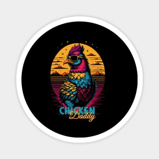 Chicken Daddy Colorful Magnet